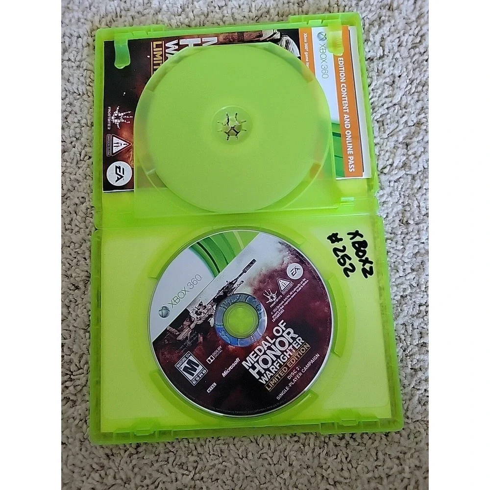 Medal of Honor: Warfighter -- Limited Edition Microsoft Xbox 360, 2012 No Manual